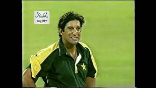 Wasim Akram brilliantly setup Herschelle Gibbs  High quality ball by ball Bowling  Sharjah 2000 [upl. by Nerdna]