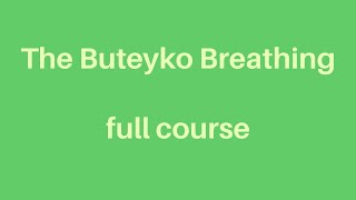 Breathwork Buteyko Breathing Lesson 7 Diary of the practice [upl. by Atilegna]