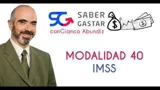 Modalidad 40 IMSS [upl. by Herrick]