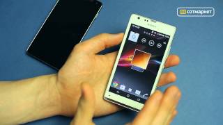 Видео сравнение LG Optimus G VS Sony Xperia SP от Сотмаркета [upl. by Albion]