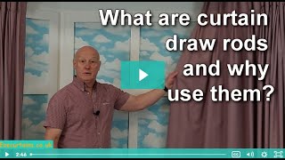 What are curtain draw rods [upl. by Notsew]