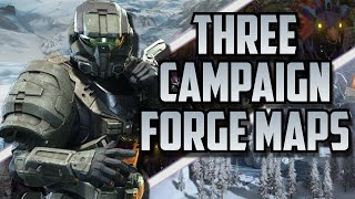 THREE Campaign FORGE AI Maps You NEED To Play  Halo Infinite [upl. by Dnilasor]