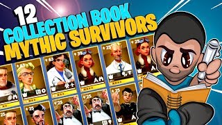 12 MYTHIC SURVIVOR LEADS into the COLLECTION BOOK  Fortnite Save the World [upl. by Royall721]