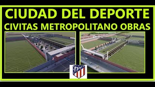 RENDERS VIDEOS ESTADIO CIVITAS METROPOLITANO OBRAS DE LA CIUDAD DEL DEPORTE 261223 [upl. by Nycila]