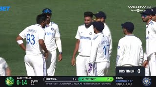 India vs Australia 1st Test Day 1  IND vs AUS Live Match Today  Live Cricket Match Today [upl. by Atnohsal]