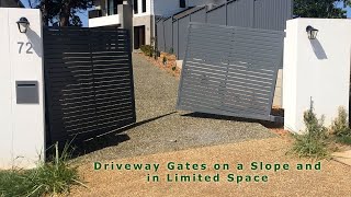 Cool ideas for Gates on Challenging Driveways [upl. by Milon]