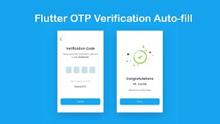 Flutter autofill otp for otp based authentication [upl. by Meela]