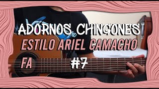 Adornos Chingones 7  Adornos estilo Ariel Camacho  Tutorial TABS  Guitarra Fa [upl. by Onitnevuj459]