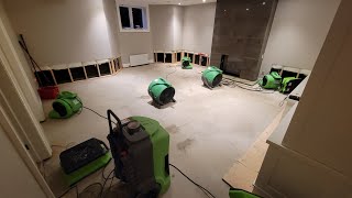 Emergency Restoration Service for a Basement Flood in Toronto ON [upl. by Ahsenra]