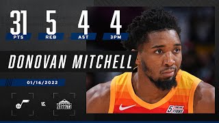 🎷 Donovan Mitchell records 31 PTS 5 REB in BIG W against Nuggets [upl. by Annaeerb920]