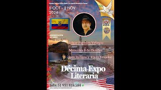 DECIMA EXPO LITERARIA Edgar Paredes Velasco [upl. by Coffeng]