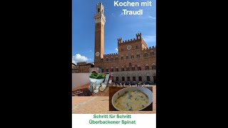 Überbackener Spinat  ein Rezept aus der Toskana  So leckeren Spinat habt ihr noch nie gegessen [upl. by Devinne]