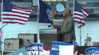 Danny Glover Introduces Bernie in Queens NY  Bernie Sanders [upl. by Joly]