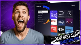 ROKUTV COMO INSTALAR SMARTERS PRO OU QUALQUE APLICATIVO NA ROKU TV VEJA FOI SENSACIONAL😱🥶 [upl. by Marelya]