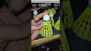 Konex Plastic Shuttlecock  Stable Flight amp Fast Yellow Pack of 10 playing Review shorts [upl. by Sutniuq24]