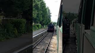 IVATT 2MT 41312 running passed its coaches at arlesford station the watercress line [upl. by Zerat375]