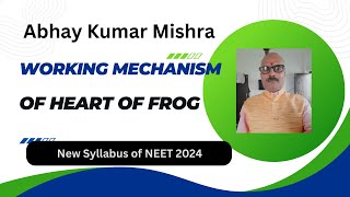 Working mechanism of Heart of Frog myogenic neurogenic newsyllabus [upl. by Leonie]