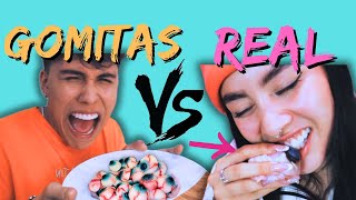 COMIDA DE GOMITA VS COMIDA REAL COMER UN OJO ft May Osorio [upl. by Todd]