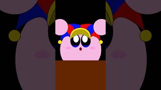 Kirby become pomniThe Amazing Digital Circus animation kirby memes shorts cute [upl. by Amr]