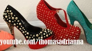 SHOE HAUL for my divas  Bella Donna Shoes [upl. by Tarrsus]