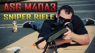 US Marine Corps Sniper Rifle  ASG M40A3 by VFC  Airsoft GI [upl. by Leary513]