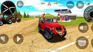 Ye Kiya ho geya 😡Thar gameplay  Indian car simulator 3d car game Thar 4×4 [upl. by Netsrik]