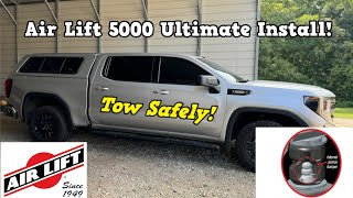 2023 GMC Sierra 1500  Air Lift 5000 Ultimate Kit Install [upl. by Halbert]