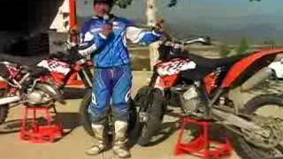 2008 KTM 125SX amp144SX Motocross Test  MotoUSA [upl. by Garald]