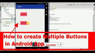 Creating Multiple Button in Android Studio [upl. by Mirth608]