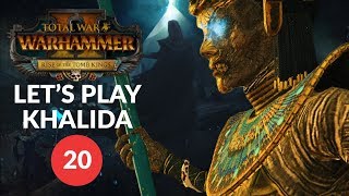 Total War Warhammer 2 Vortex  SNAKE VS SNAKE  Tomb Kings Khalida Lets Play 20 [upl. by Tammara]