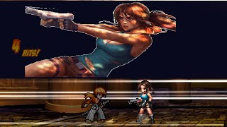 Kenshin vs Lara Croft JUMP STARS MUGEN [upl. by Blackman]