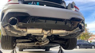 BMW G20 330i AWE touring exhaust [upl. by Nnyleimaj]