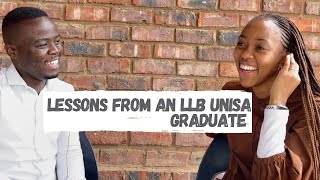 10 Lessons learnt from an LLB UNISA graduate [upl. by Helbonia913]