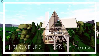 Bloxburg  350K Modern AFrame [upl. by Oiramd]