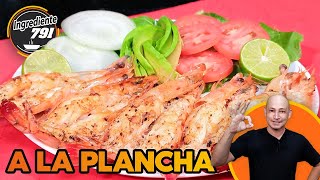 Como preparar CAMARONES a la PLANCHA 🦐 FÁCIL Y RÁPIDO  Ingrediente 791 [upl. by Eidorb]