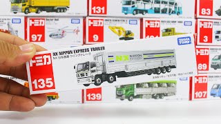 トミカ Tomica trucks are new available NX Nippon Express trailer etc [upl. by Yajet]