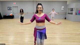 60Minute Belly Dance Workout  Learn while you burn bellydance fitness [upl. by Notsag587]