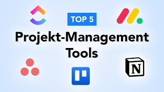 Die 5 besten ProjektmanagementTools 2023 Vergleich Asana ClickUp Monday Notion amp Trello [upl. by Myrle]