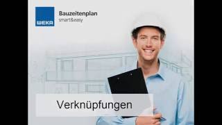 Bauzeitenplan smart amp easy Verknüpfungen [upl. by Ramej]