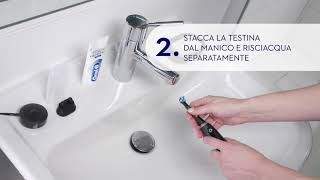 Come pulire lo spazzolino elettrico OralB iO [upl. by Dianthe728]