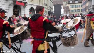 Carnaval des enfants à Bulle Suisse  26 février 2011 [upl. by Gershon]