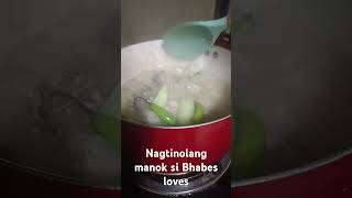 Tinolang manok Ang hapunan [upl. by Aitnahc]