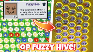 I Got 50 Gifted Fuzzy Bees and literally broke Bee Swarm [upl. by Eleon]