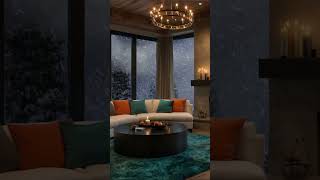 The Magic Of A Winter Retreat Cozy Fireside Tour [upl. by Attelrahc]