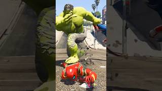 SUPERMAN SAVES SPIDERMAN FROM HULK shorts [upl. by Tullus]