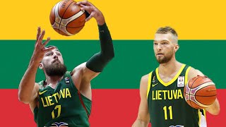 Jonas Valanciunas amp Domantas Sabonis Lithuania vs Finland  10082022 [upl. by Nylrehc759]