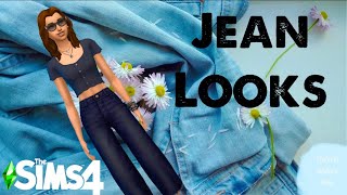 The Sims 4 Create A Sim But Every Outfit Has A Differnt Type Of Jeans [upl. by Nosliw]