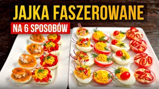 JAJKA faszerowane na świąteczny stół  6 sposobów  Zrób smaczne śniadanie [upl. by Takeo]