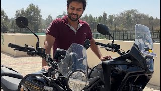 Honda NX500 vs Royal Enfield Himalayan 450  Which one IS HEAVY [upl. by Llevaj]