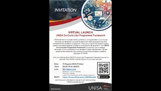 Launch Unisa CoCurricular Programme [upl. by Nicholson]